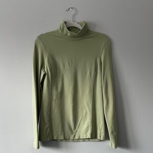 Eddie Bauer Light Green Long Sleeve Turtleneck